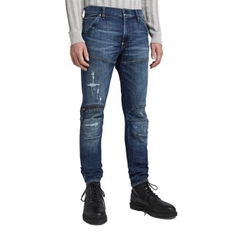 5620 3D ZIP KNEE SKINNY WORN IN STRATOS RESTORED