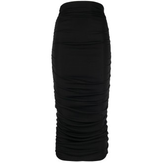 The Andamane `Livia` Drapped Midi Skirt