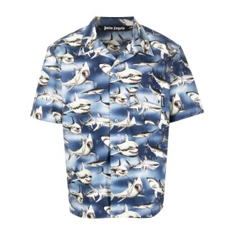 Palm Angels `Sharks` Bowling Shirt 