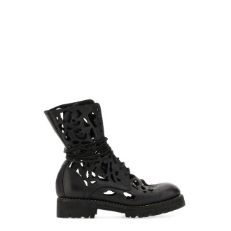 guidi ankle boot with cut out details