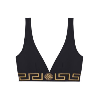 versace bralette with greek border