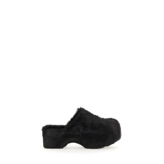 jil sander fur mules