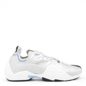 Lanvin - Silver Leather X-flash Sneakers