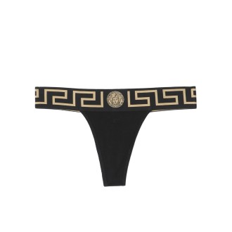 versace thong with greek
