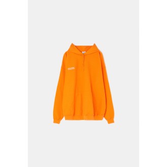 Vetements All Orange Inside Out Hoodie