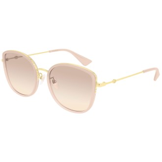 GG0606SK gold nude and nude
