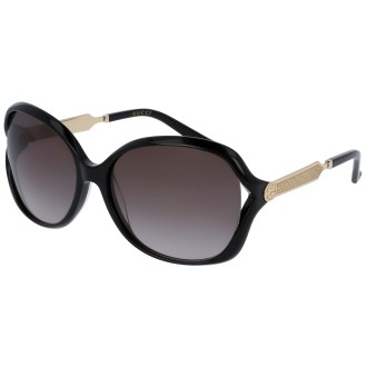 GG0076S shiny black and shaded grey