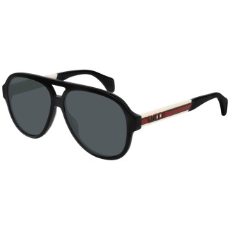 GG0463S shiny black and grey polar