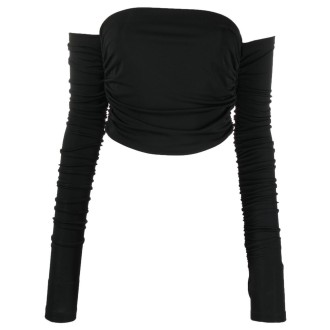The Andamane `Linda Top` Off-The-Shoulder Draped Top