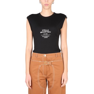 stella mccartney logo print t-shirt