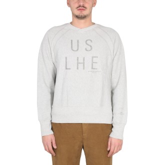 engineered garments crewneck sweatshirt
