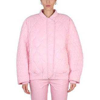 remain birger christensen quilted bomber jacket