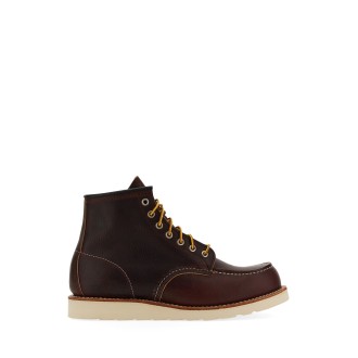 red wing moc toe lace-up boots