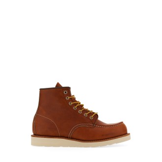 red wing moc toe lace-up boots