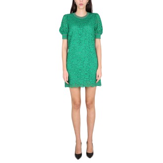 boutique moschino lace midi dress