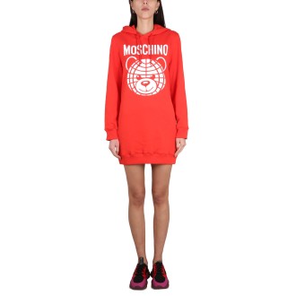 moschino sweatshirt with logo print