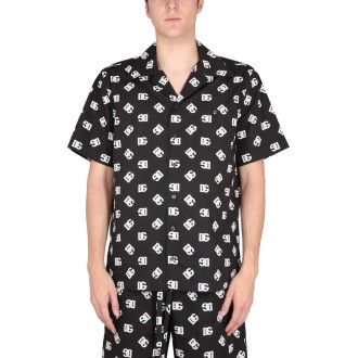 dolce & gabbana logo print shirt