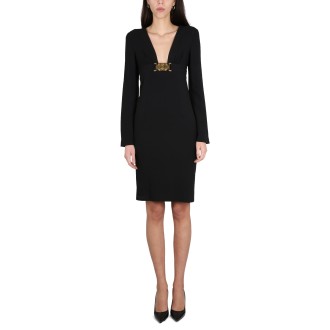 moschino belted dress