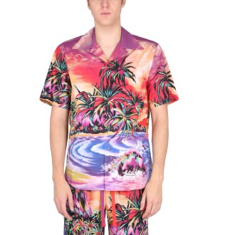 dolce & gabbana hawaii print shirt