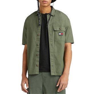 TJM CLASSIC SOLID SS OVERSHIRT AVALON GREEN
