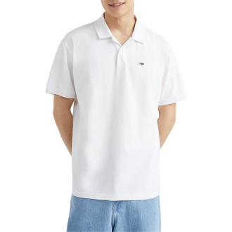 Tommy Jeans Polo Maniche Corte Uomo White