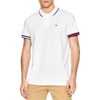 Tommy Jeans Polo Maniche Corte Uomo White