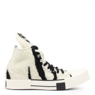 Converse X Drkshdw - Black And White Zebra Turbodrk Hi Sneakers