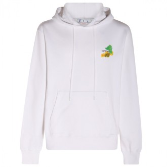 Off-white - White Cotton Arrows Sweatshirt