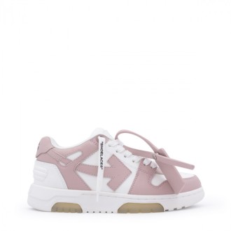 Off-white - Pink Leather Out Of Office Sneakers