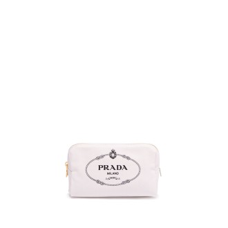 Prada Cotton Canvas Pouch