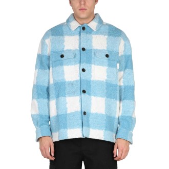 drôle de monsieur jacket with check pattern