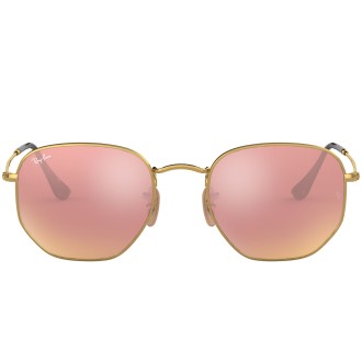 Hexagonal Flat Lenses RB3548N gold copper flash
