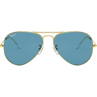 Aviator Classic RB3025 gold polar blue
