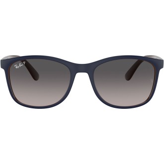 RB4374 6601M3 matte blue on brown