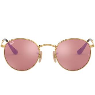Round Flat Lenses RB3447N gold copper