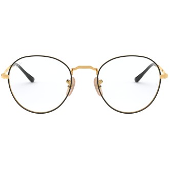 Round Metal Optics II RB3582V gold on top black