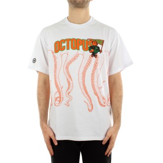 Octopus T-shirt Uomo White