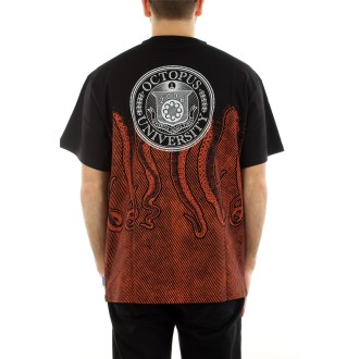 OCTOPUS UNIVERSITY TEE ORANGE/BLACK