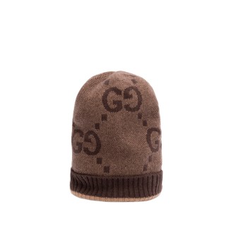 Gucci `Gg` Knit Cashmere Hat