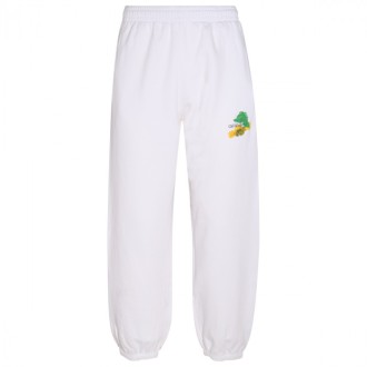 Off-white - White Cotton Arrows Pants