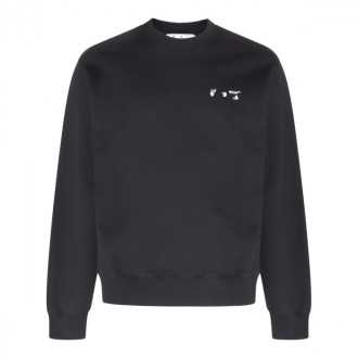 Off-white - Black Cotton Hands Off Sweatshirt