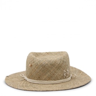 Ruslan Baginskiy - Beige Straw Gambler Hat