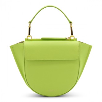 Wandler - Lime Green Leather Hortensia Tote Bag