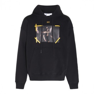 Off-white - Black Cotton Arrows Caravaggio Sweatshirt