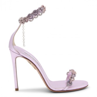 Aquazzura - Lilac Leather Sandals