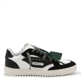 Off-white - Black-white Leather Sneakers