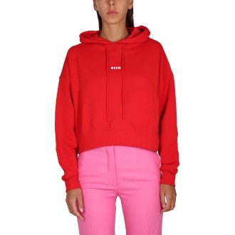 msgm sweatshirt with micro logo