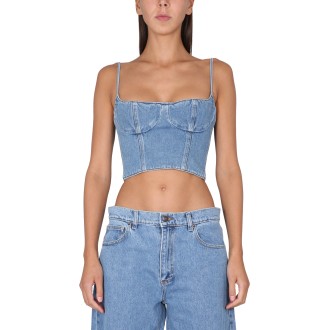 magda butrym denim top