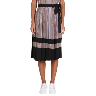 paul smith skirt with stripe pattern