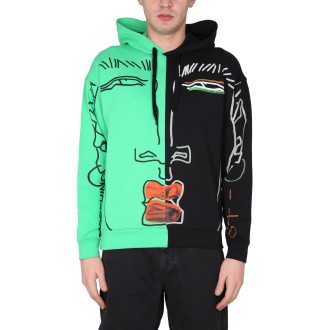 moschino sweatshirt with logo print